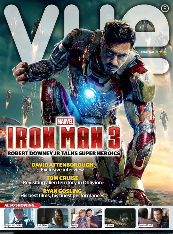 INSIDE VUE magazine side cover April 2013