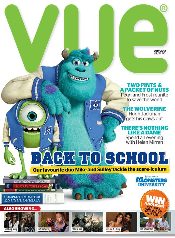INSIDE VUE magazine side cover July 2013