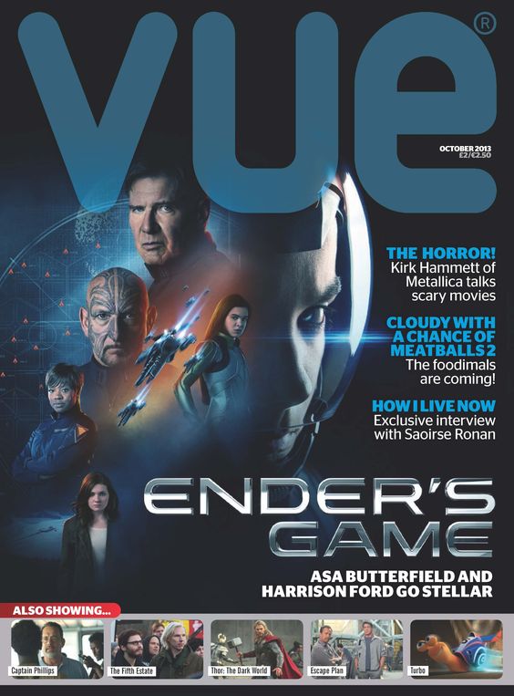 INSIDE VUE magazine side cover October 2013