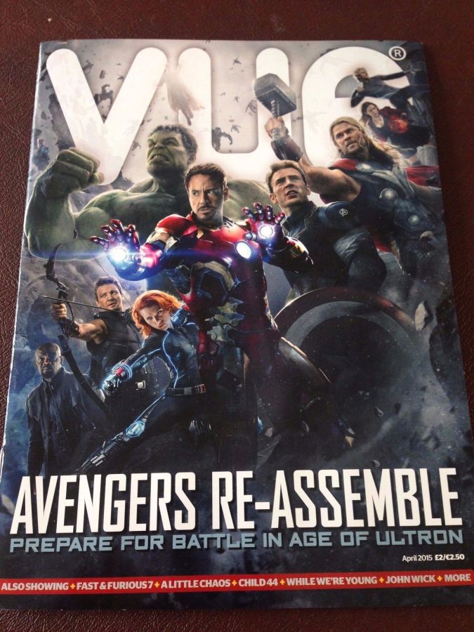 INSIDE VUE magazine side cover April 2015