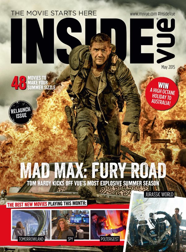 INSIDE VUE magazine side cover May 2015