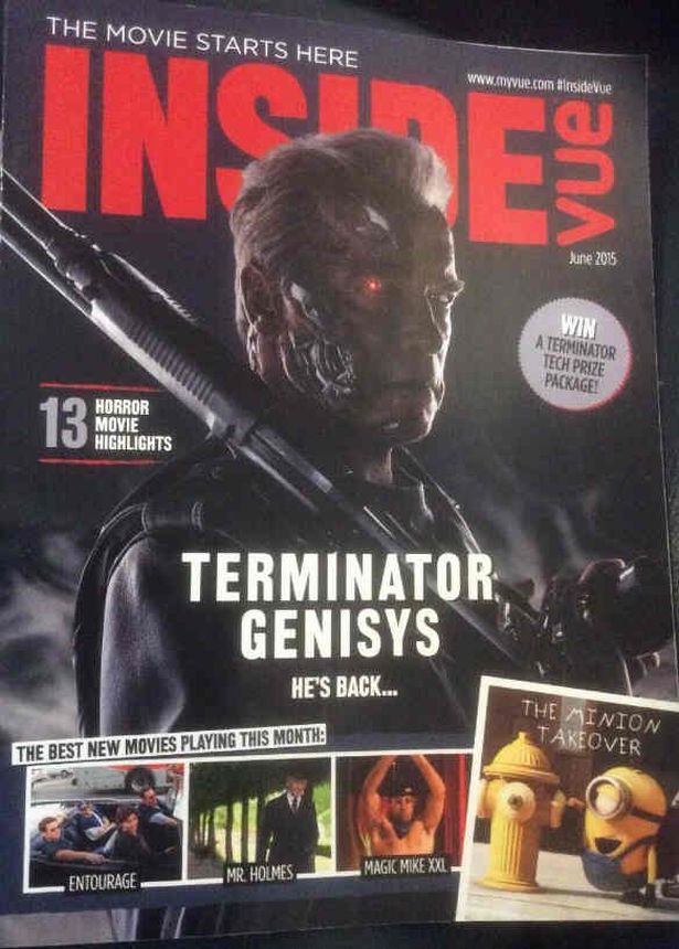 INSIDE VUE magazine side cover June 2015