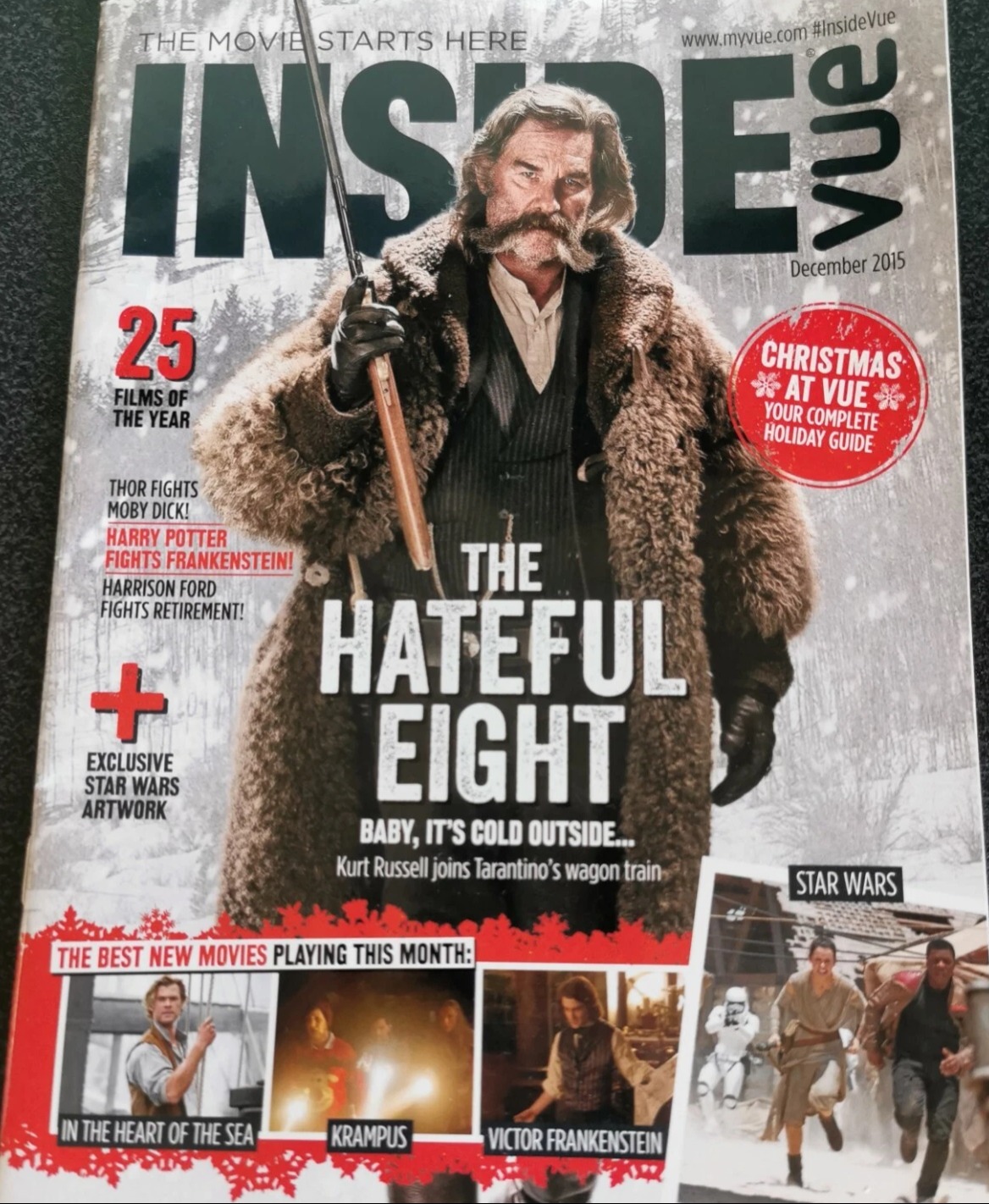INSIDE VUE magazine side cover December 2015