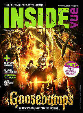 INSIDE VUE magazine side cover February 2016