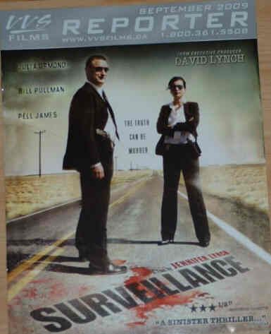 VVS FILMS REPORTER magazine side cover September 2009