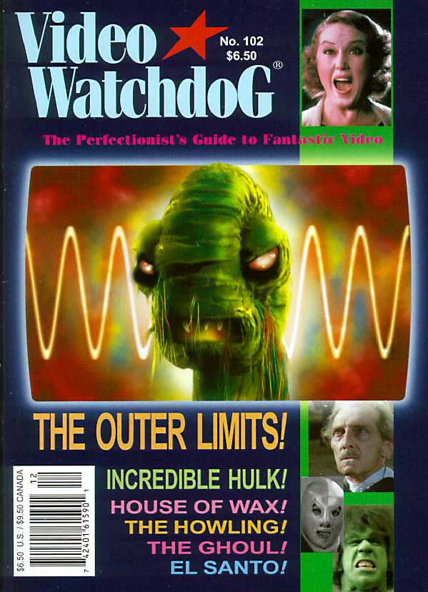 VIDEO WATCHDOG magazine side cover Issue 102 December 2003