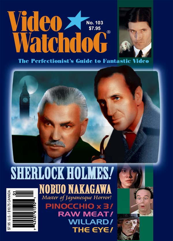 VIDEO WATCHDOG magazine side cover Issue 103 January 2004