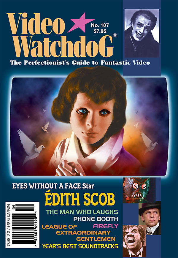 VIDEO WATCHDOG magazine side cover Issue 107 May 2004