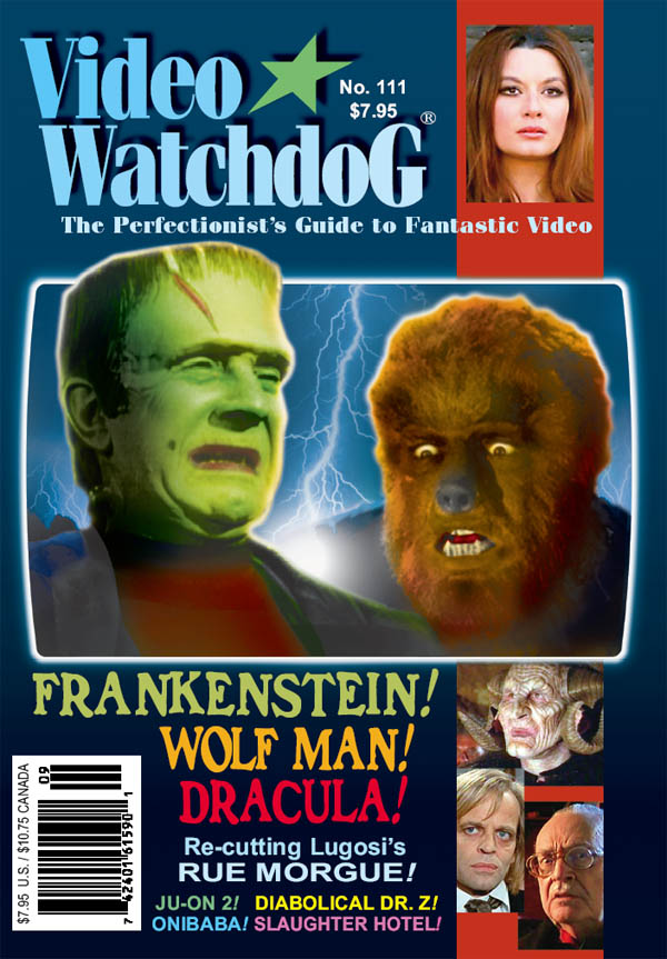 VIDEO WATCHDOG magazine side cover Issue 111 September 2004
