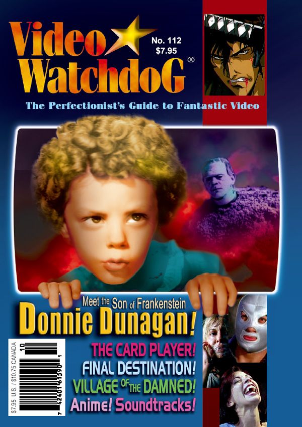 VIDEO WATCHDOG magazine side cover Issue 112 October 2004