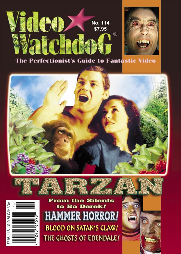 VIDEO WATCHDOG magazine side cover Issue 114 December 2004