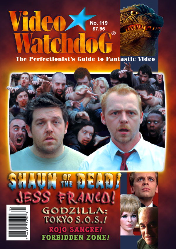 VIDEO WATCHDOG magazine side cover Issue 119 May 2005