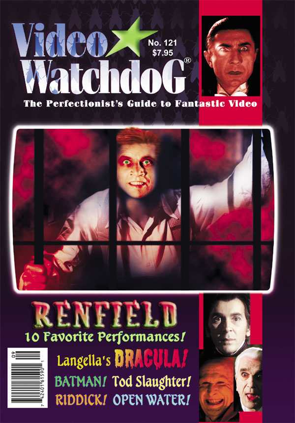 VIDEO WATCHDOG magazine side cover Issue 121 September 2005