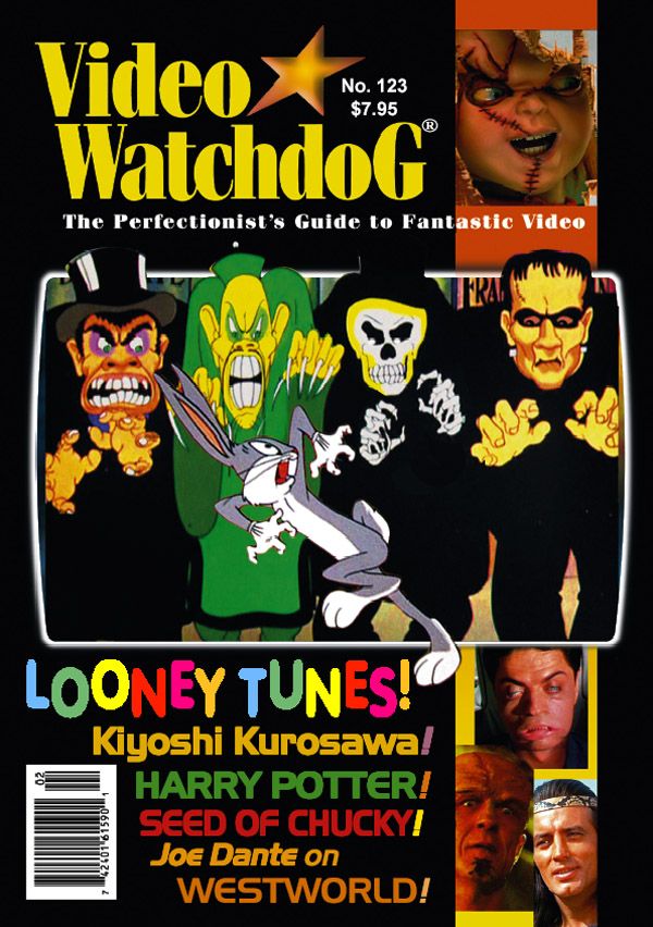 VIDEO WATCHDOG magazine side cover Issue 123 February 2006