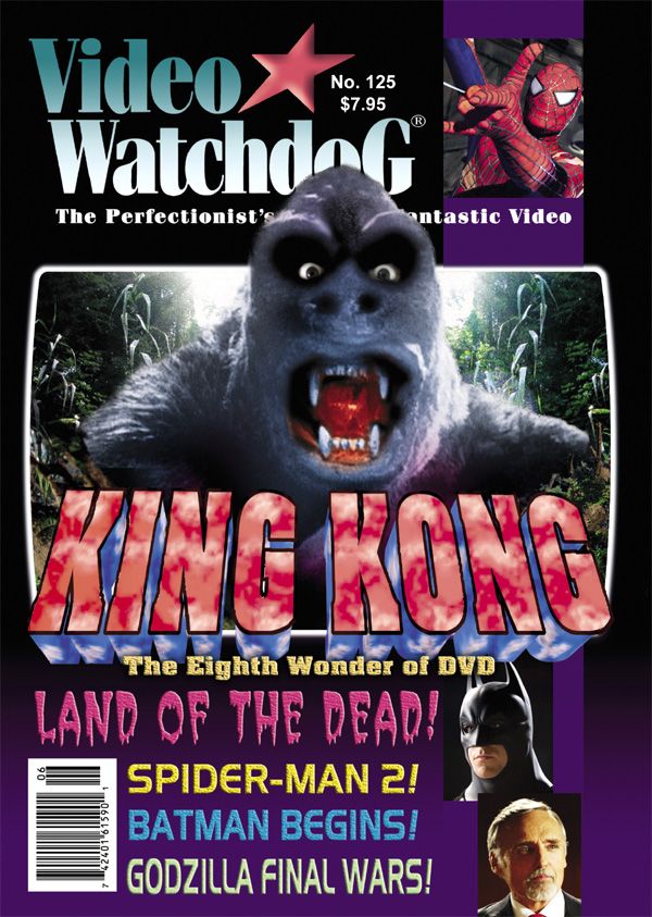 VIDEO WATCHDOG magazine side cover Issue 125 June 2006