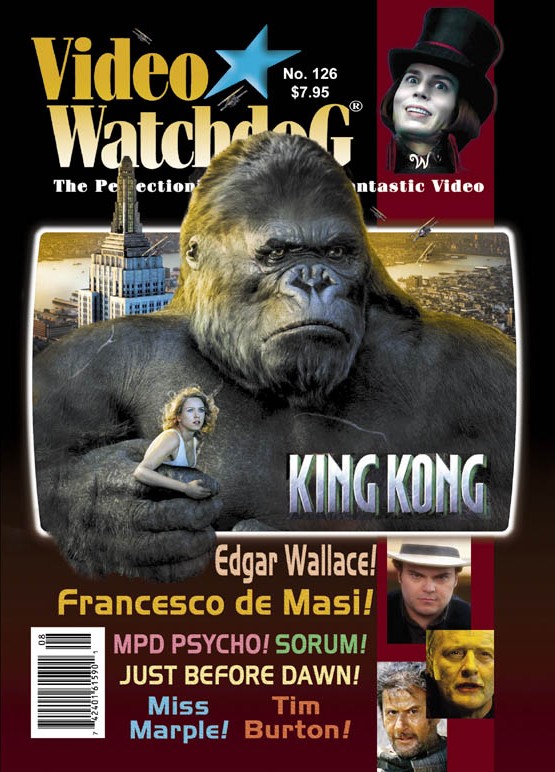 VIDEO WATCHDOG magazine side cover Issue 126 September 2006