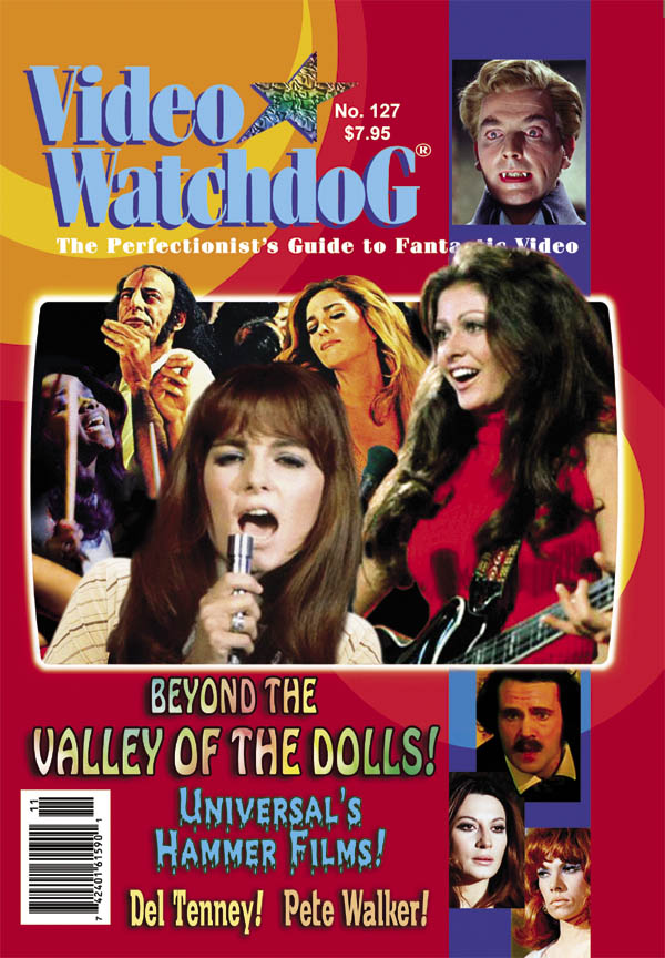 VIDEO WATCHDOG magazine side cover Issue 127 November 2006