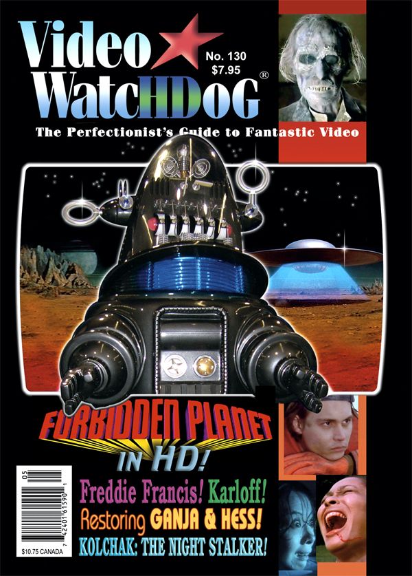 VIDEO WATCHDOG magazine side cover Issue 130 May 2007