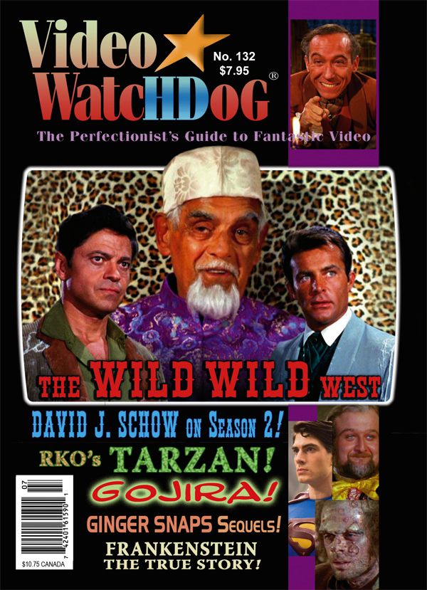 VIDEO WATCHDOG magazine side cover Issue 132 July 2007