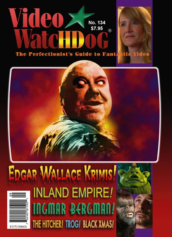 VIDEO WATCHDOG magazine side cover Issue 134 September/October/November 2007
