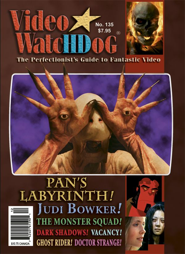VIDEO WATCHDOG magazine side cover Issue 135 December 2007