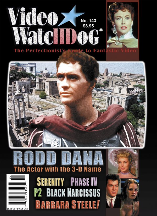 VIDEO WATCHDOG magazine side cover Issue 143 September 2008