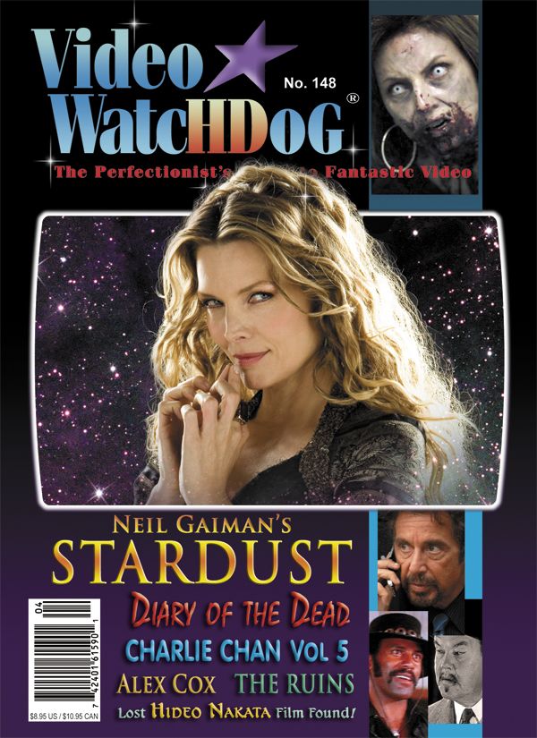 VIDEO WATCHDOG magazine side cover Issue 148 April 2009