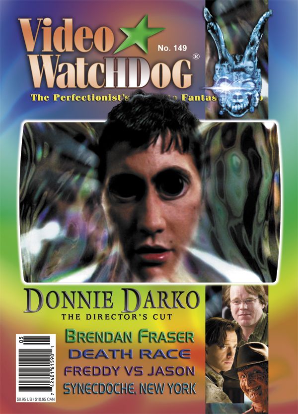VIDEO WATCHDOG magazine side cover Issue 149 May 2009