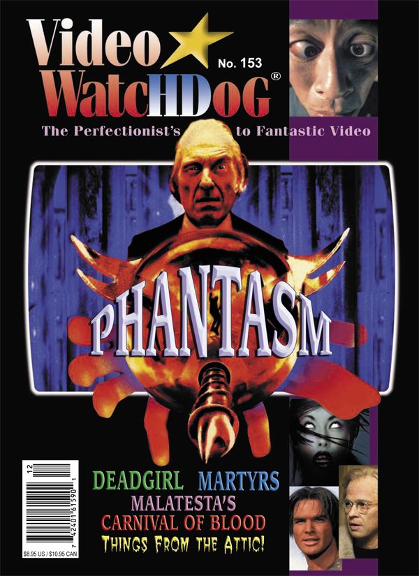 VIDEO WATCHDOG magazine side cover Issue 153 December 2009