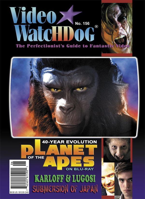 VIDEO WATCHDOG magazine side cover Issue 156 May/June 2010