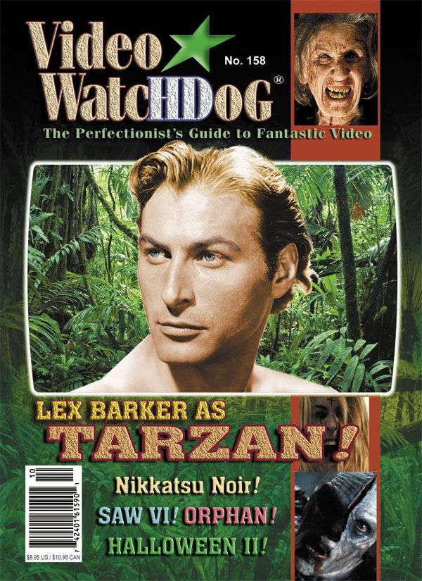 VIDEO WATCHDOG magazine side cover Issue 158 September/October 2010