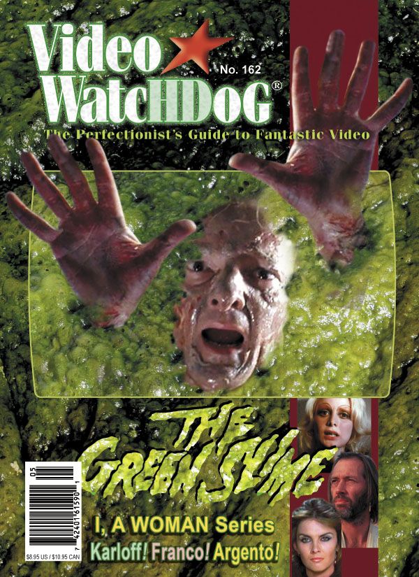 VIDEO WATCHDOG magazine side cover Issue 162 May/June 2011