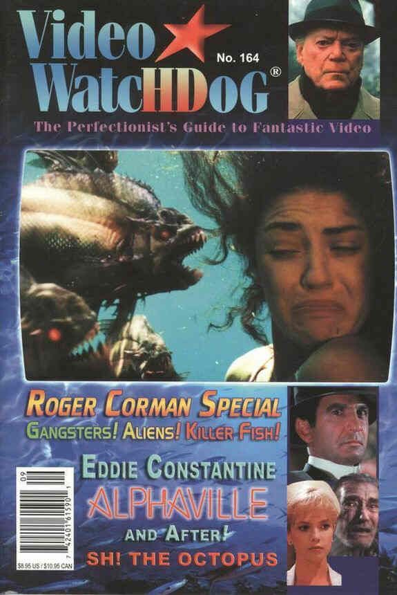 VIDEO WATCHDOG magazine side cover Issue 164 September/October 2011