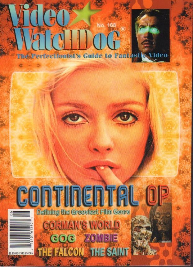 VIDEO WATCHDOG magazine side cover Issue 168 May/June 2012