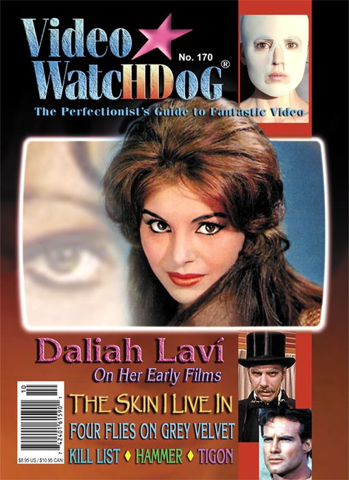 VIDEO WATCHDOG magazine side cover Issue 170 October/November 2012