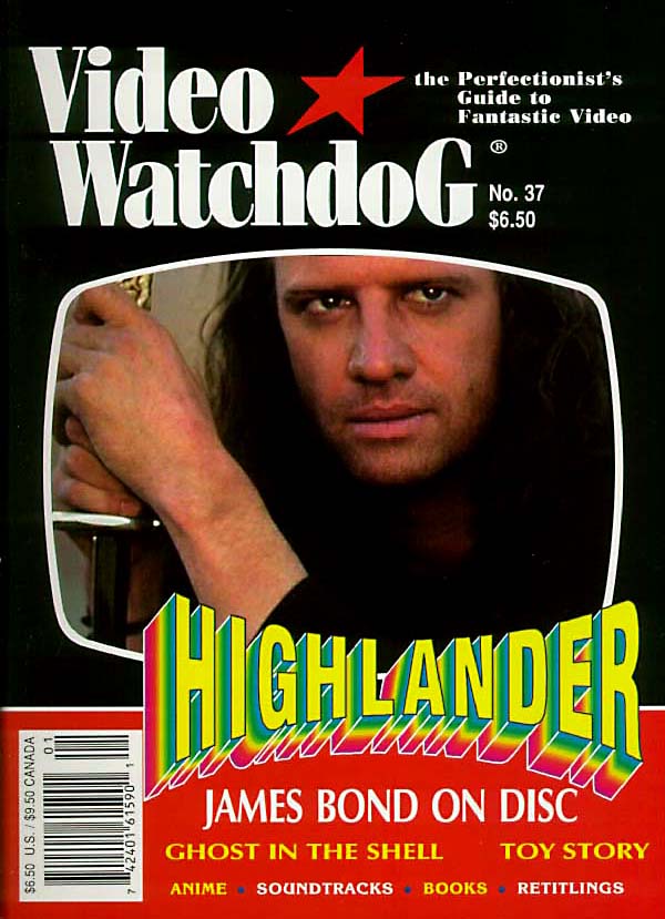 VIDEO WATCHDOG magazine side cover Issue 37  1997