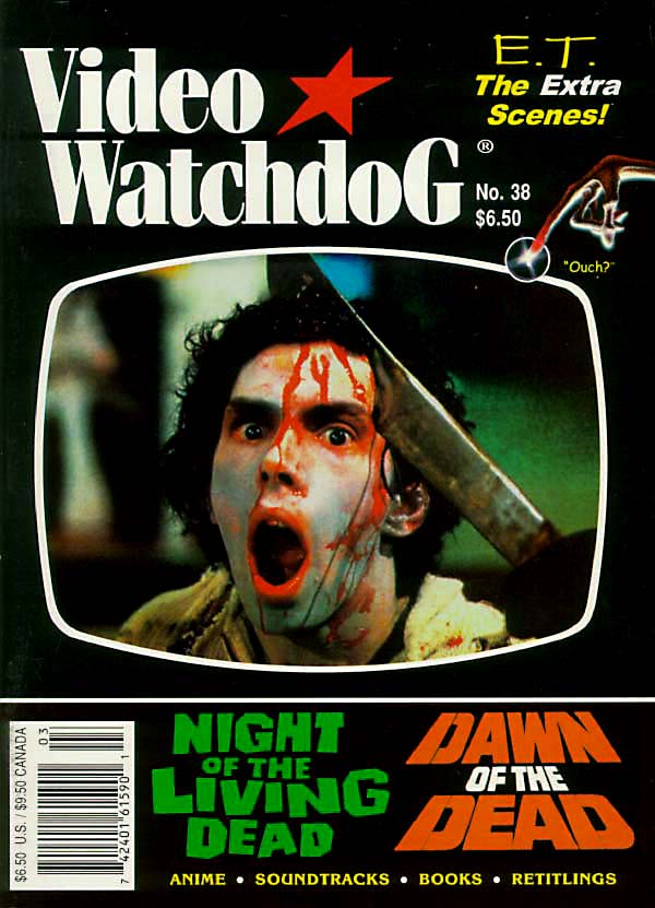 VIDEO WATCHDOG magazine side cover Issue 38  1997