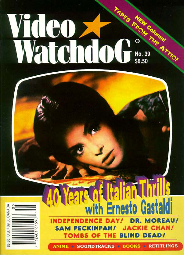 VIDEO WATCHDOG magazine side cover Issue 39  1997