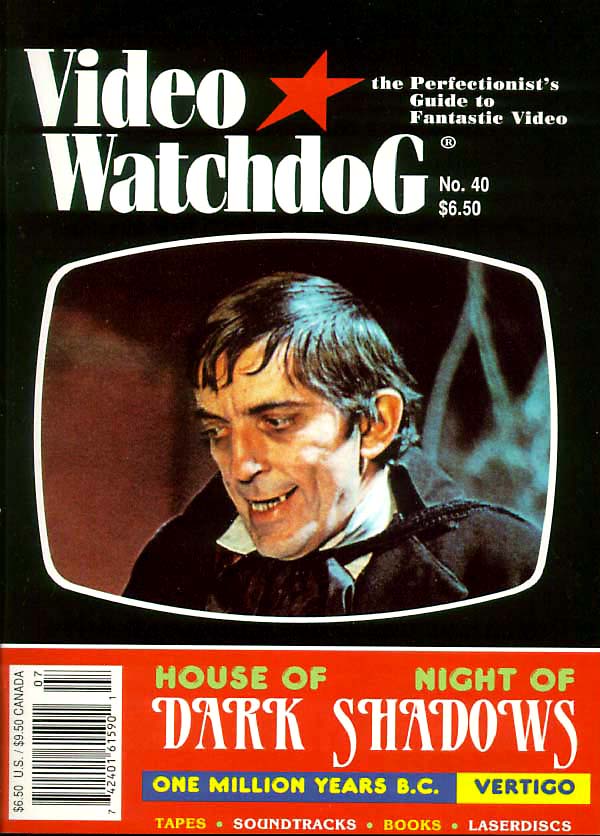 VIDEO WATCHDOG magazine side cover Issue 40  1997