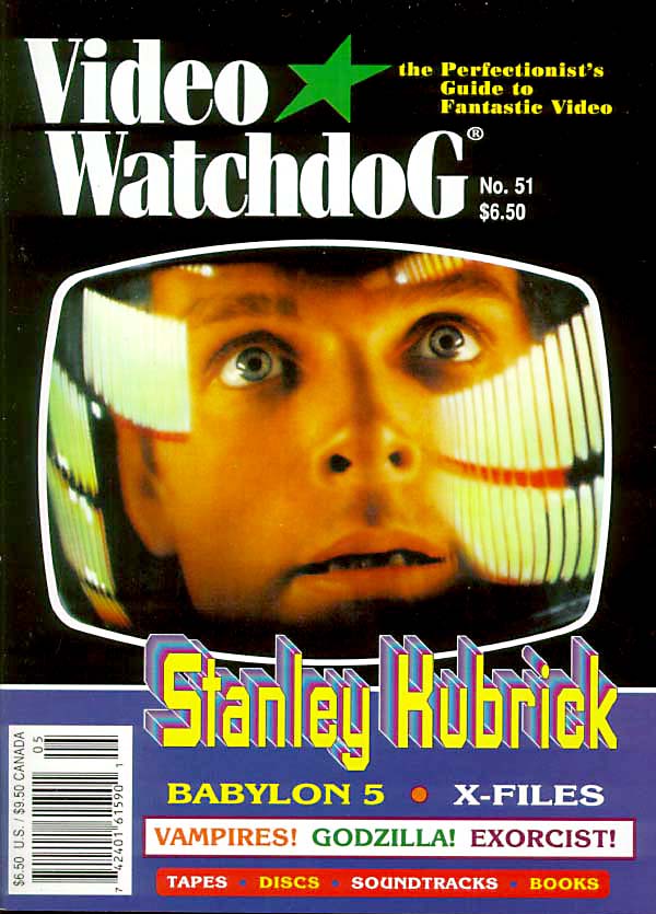VIDEO WATCHDOG magazine side cover Issue 51 May/June 1999