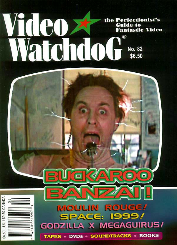 VIDEO WATCHDOG magazine side cover Issue 82 April 2002