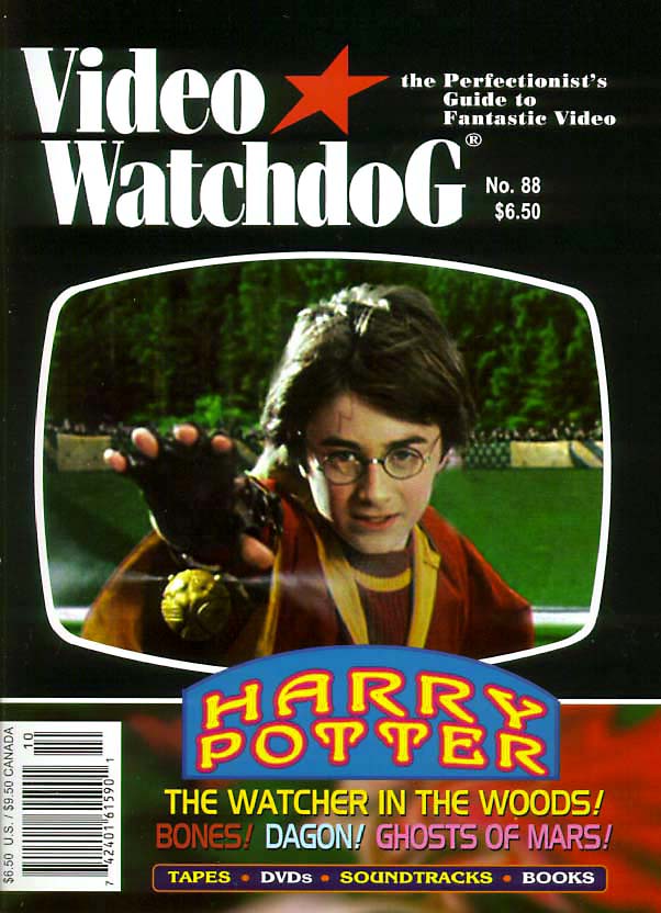 VIDEO WATCHDOG magazine side cover Issue 88 October 2002