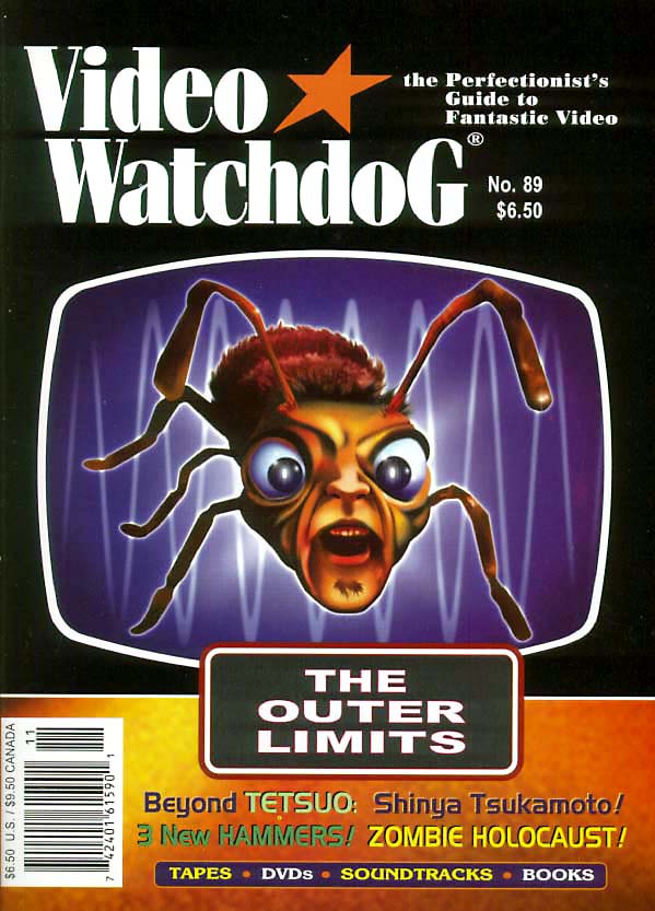 VIDEO WATCHDOG magazine side cover Issue 89 November 2002