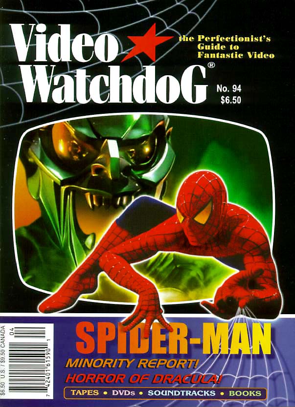 VIDEO WATCHDOG magazine side cover Issue 94 April 2003