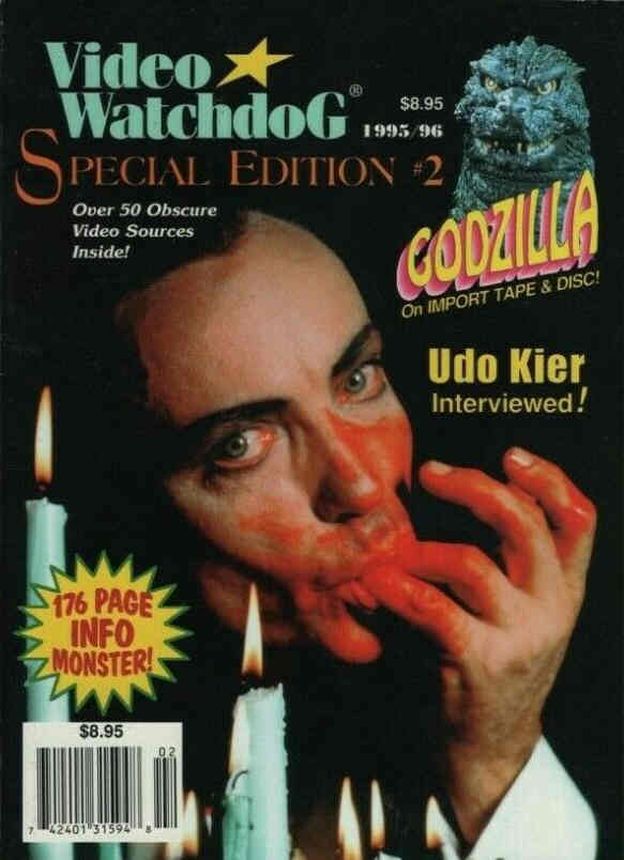 VIDEO WATCHDOG magazine side cover  Special #2  1995