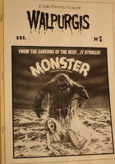 WALPURGIS magazine side cover Issue 3 June 1981