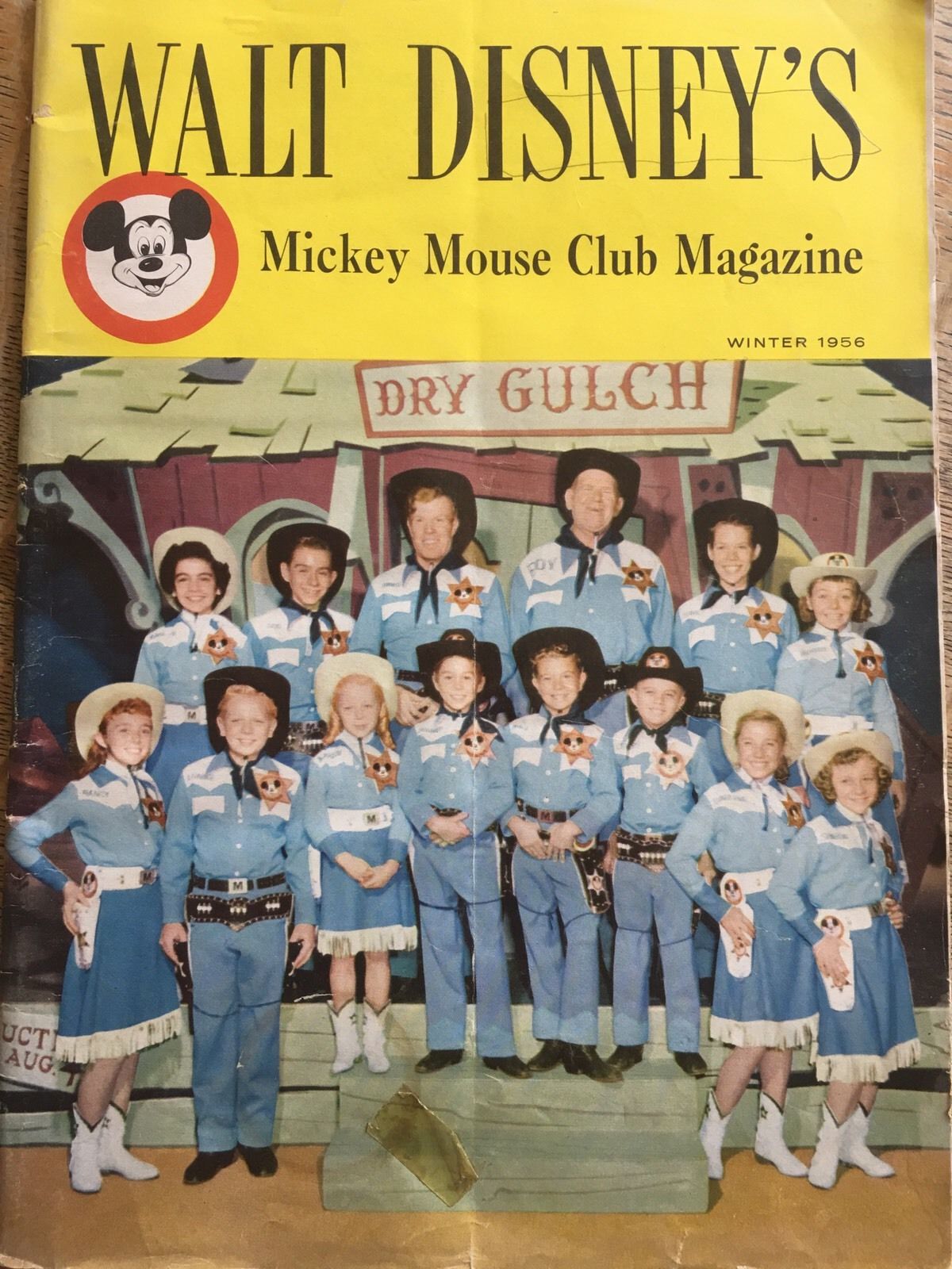 WALT DISNEY S MAGAZINE magazine side cover Issue 1  Vol 1 # 1 Winter 1956