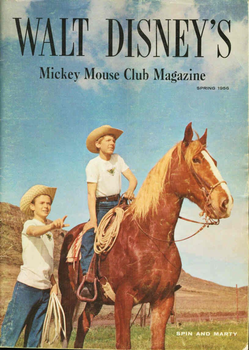 WALT DISNEY S MAGAZINE magazine side cover Issue 2  Vol 1 # 2 Spring 1956