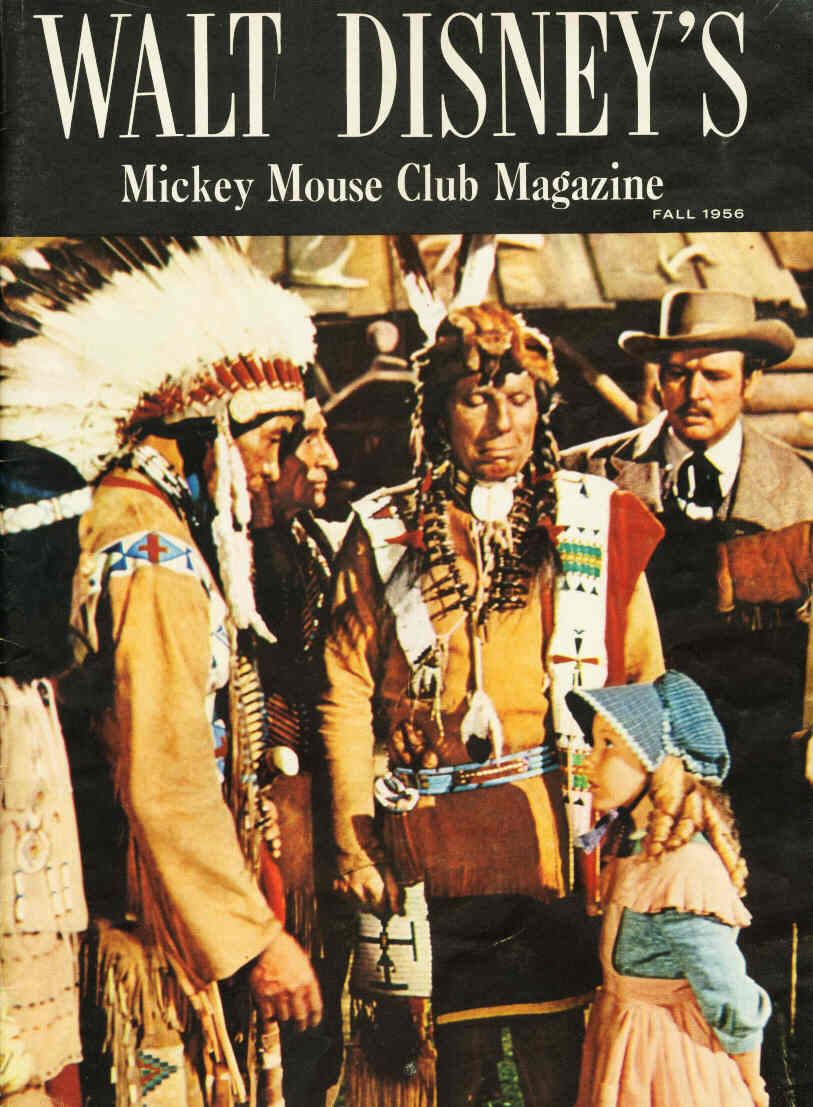 WALT DISNEY S MAGAZINE magazine side cover Issue 4  Vol 1 # 4 Fall 1956
