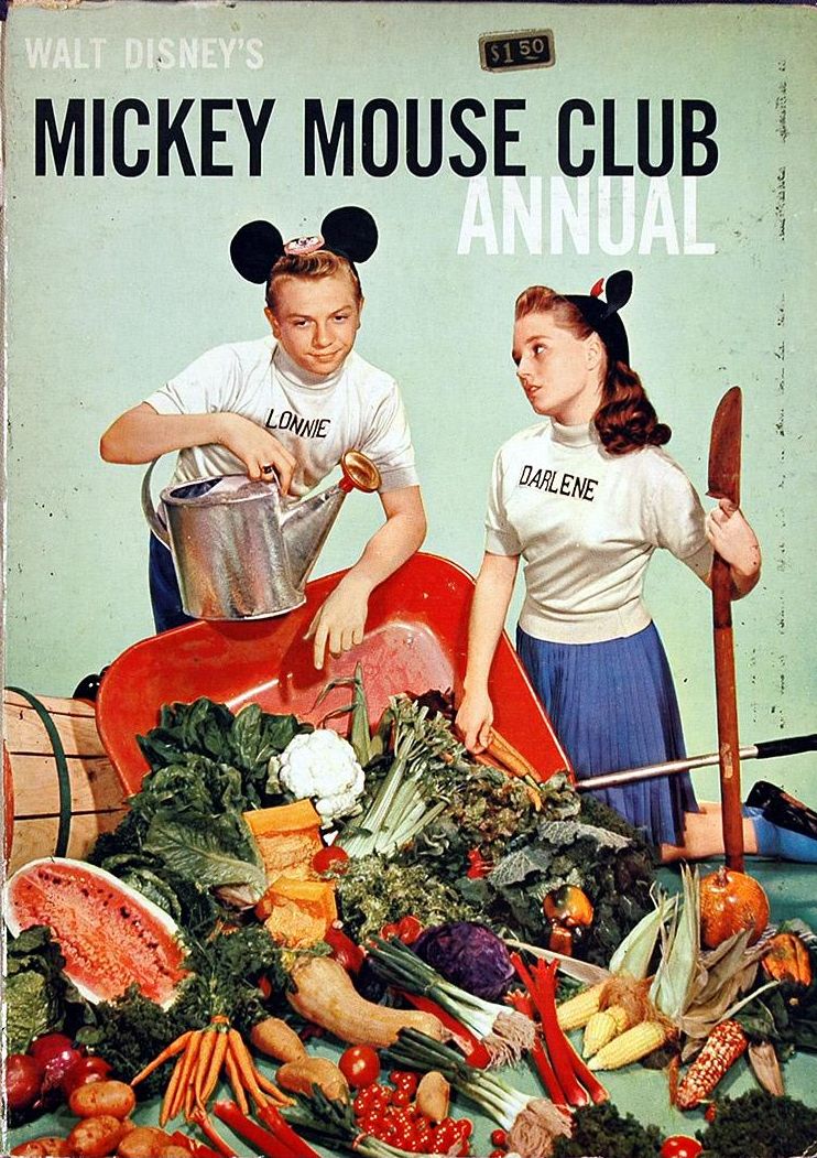 WALT DISNEY S MAGAZINE magazine side cover Issue 12 Annual 1957